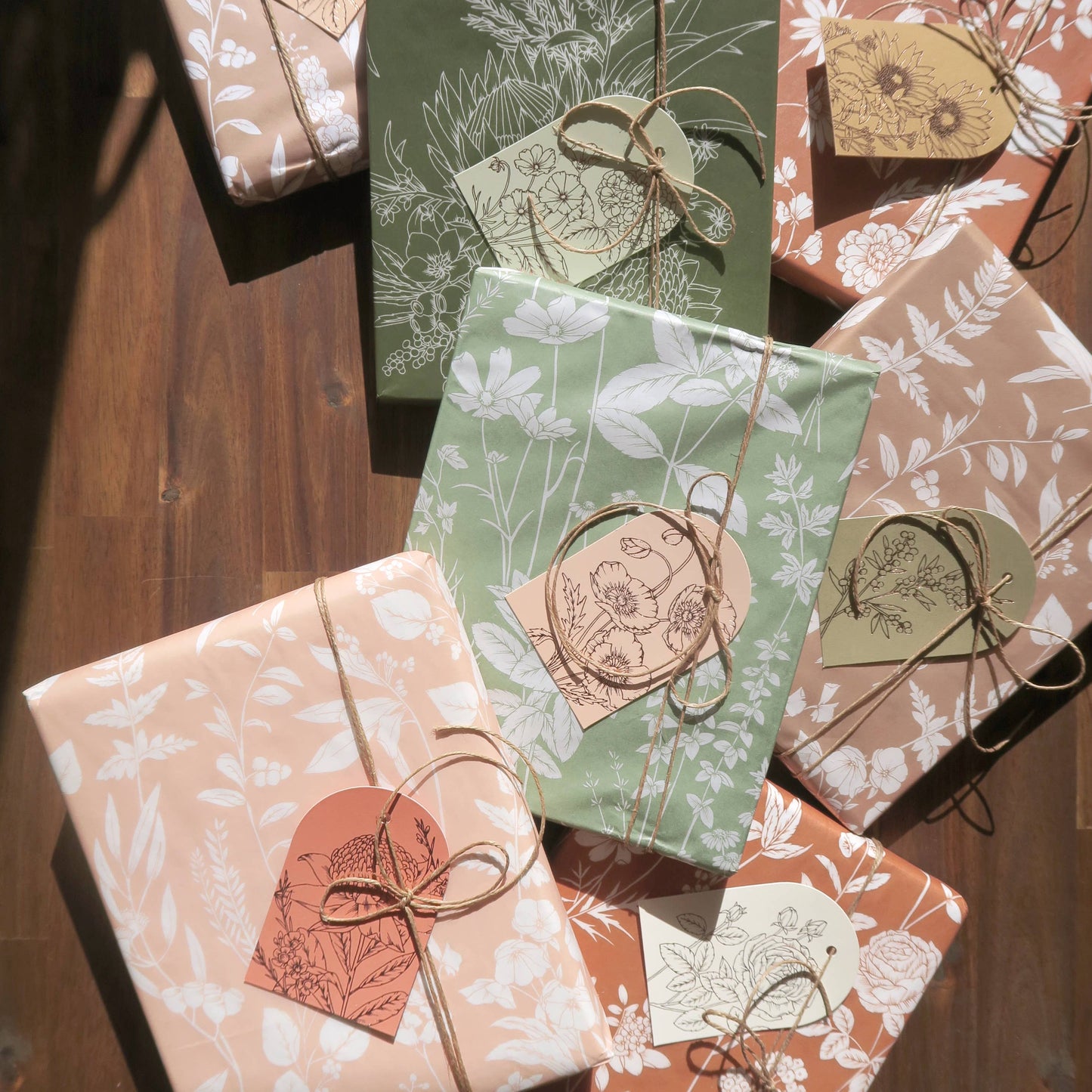 Tissue Paper | Botanical in Mocha