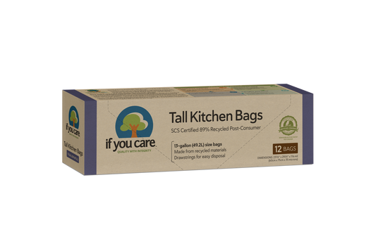 13 Gallon Certified 89% Recycled Tall Trash Bags