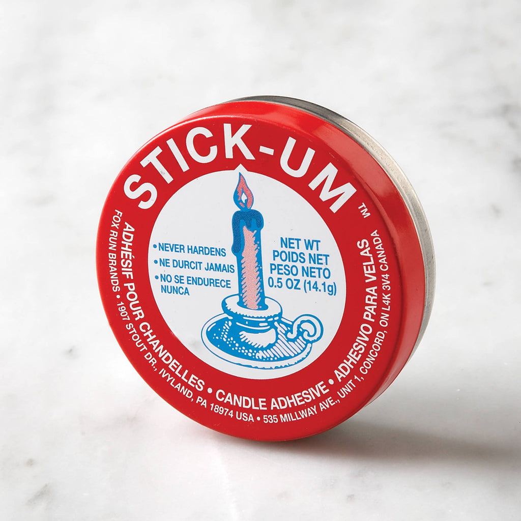 Fox Run Brands - Fox Run Stick-Um Candle Adhesive, 0.5-Ounce, Display of 36