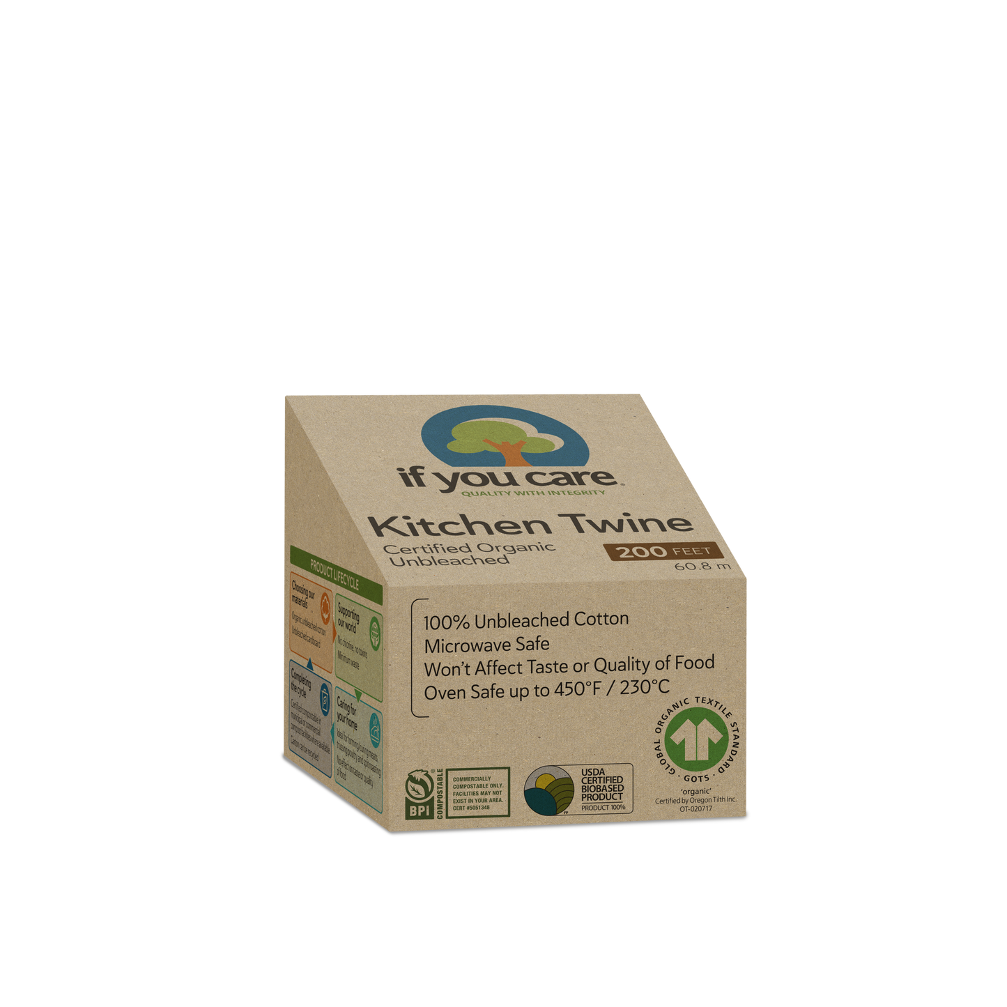 Certified Organic Unbleached Kitchen Twine