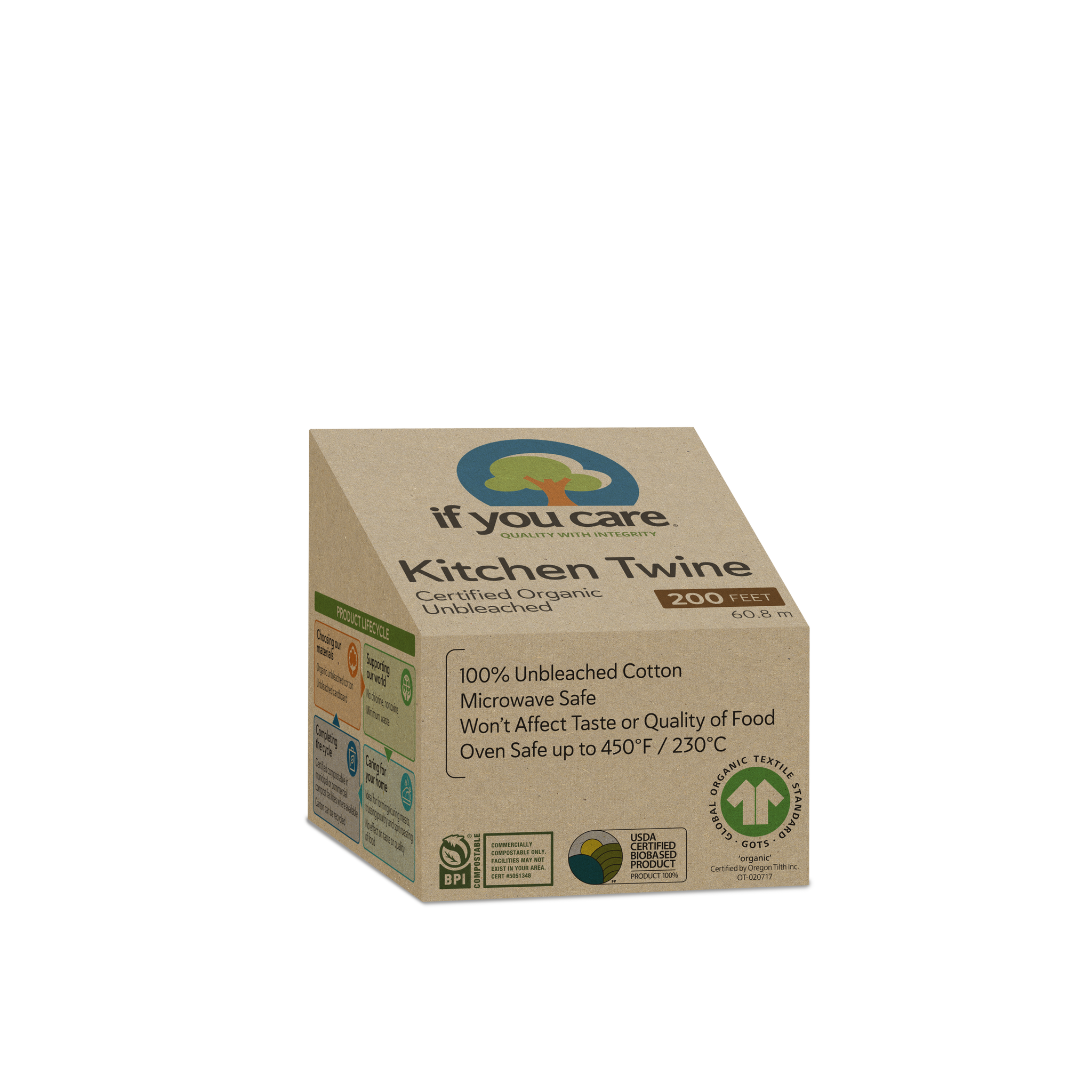 Certified Organic Unbleached Kitchen Twine
