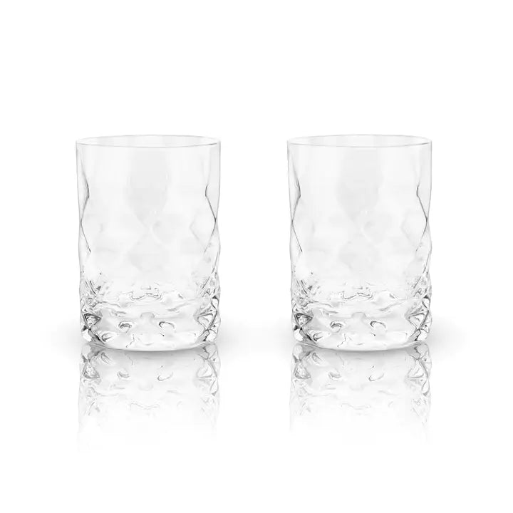 Gem Crystal Lowball Tumblers