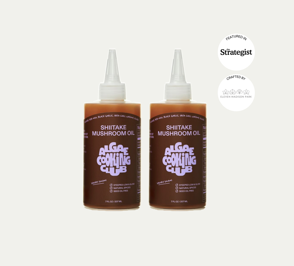 Algae Cooking Club - Shiitake Mushroom Oil - Cooking, Drizzling, Dressing, Dips