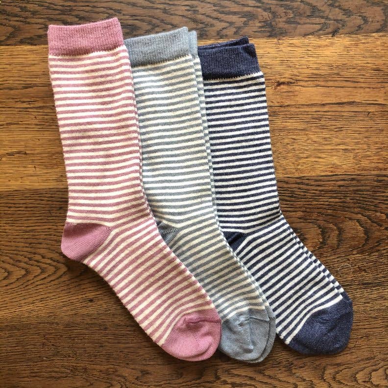 Stripey Alpaca Socks