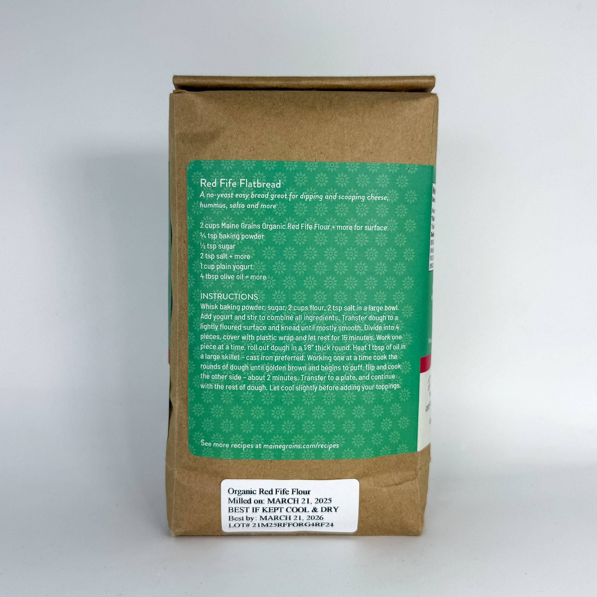 Organic Heritage Red Fife Wheat Flour / 6x2.4#