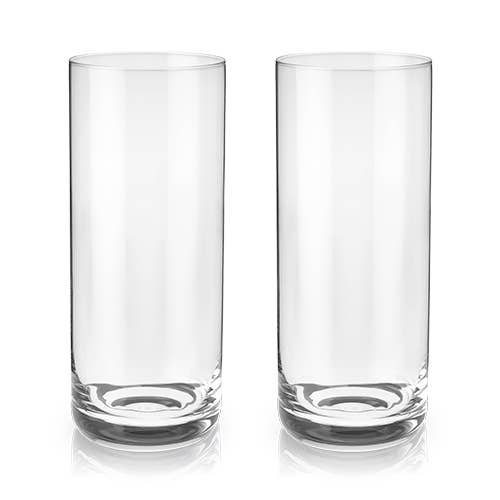 Crystal Highball Glasses (Set of 2)