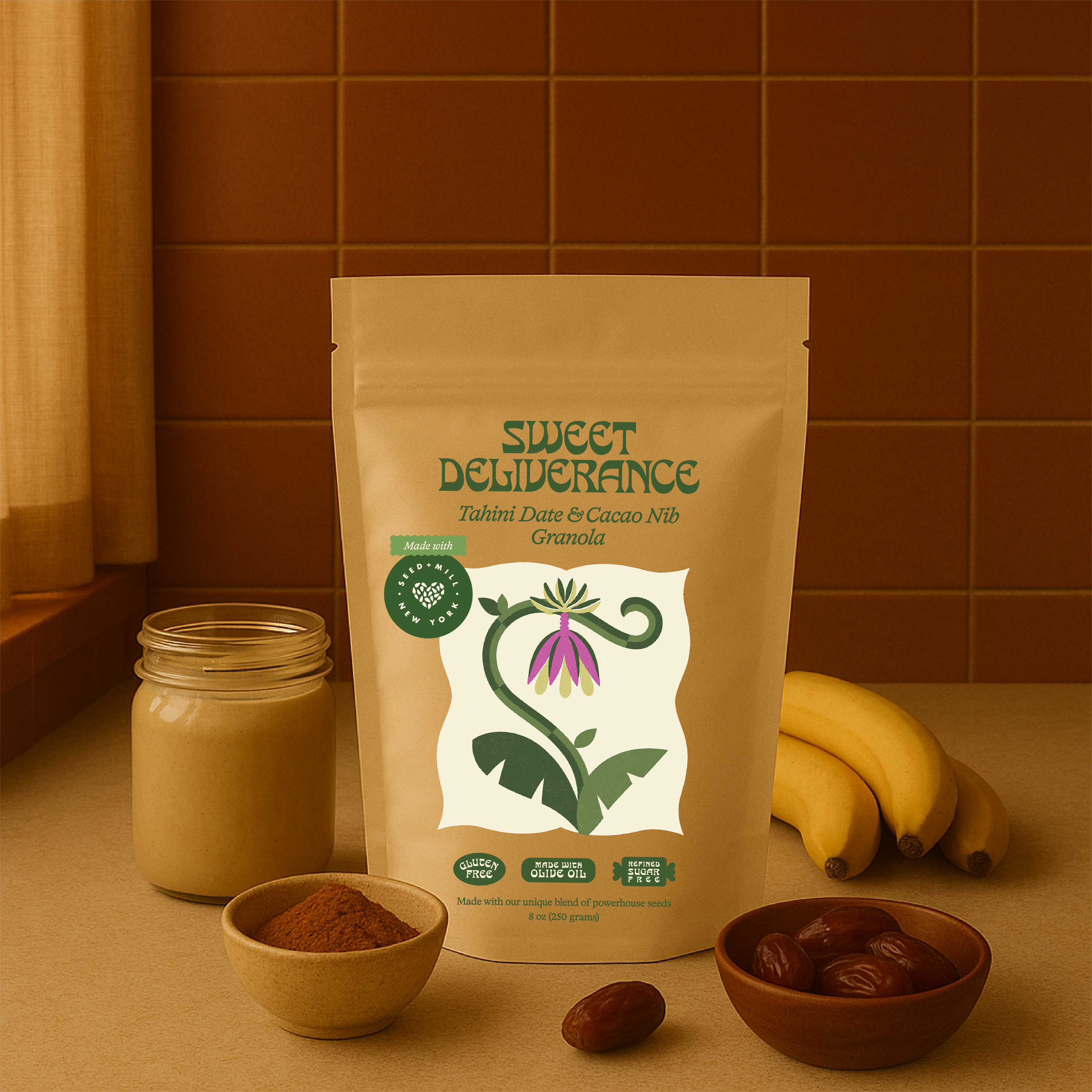 Tahini Date & Cacao Nib Granola