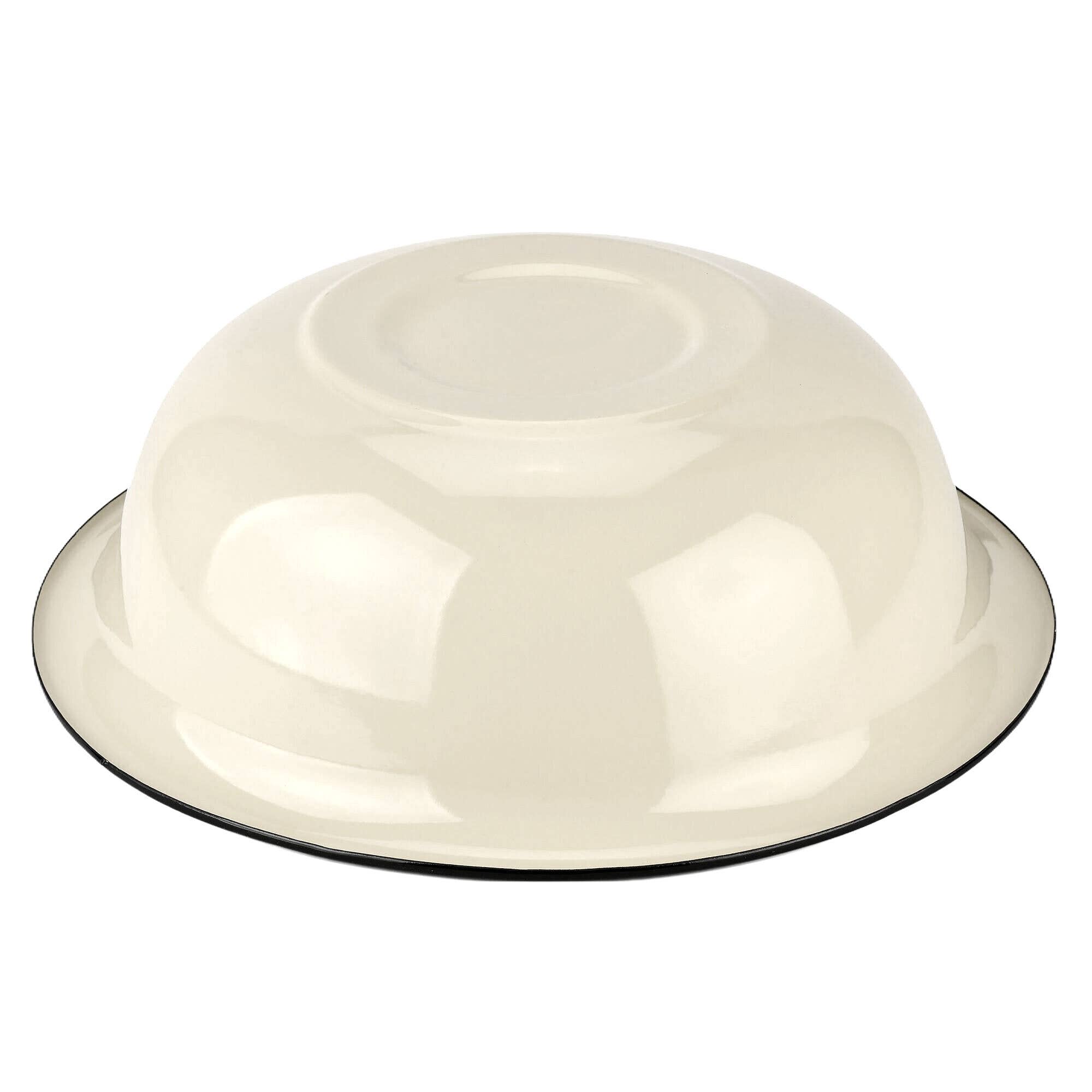 STP - Ivory Vintage Enamel Basin 9.5 qt