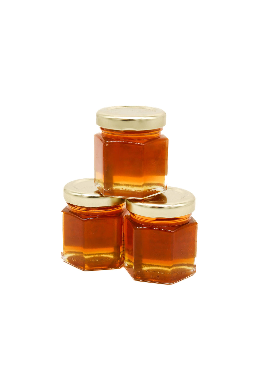 Bell Honey Company - Mini Hexagon Honey Jars 2oz: No label