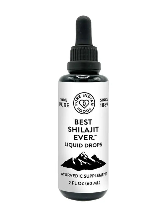 Pure Indian Foods - Shilajit Liquid Drops - 2 fl oz