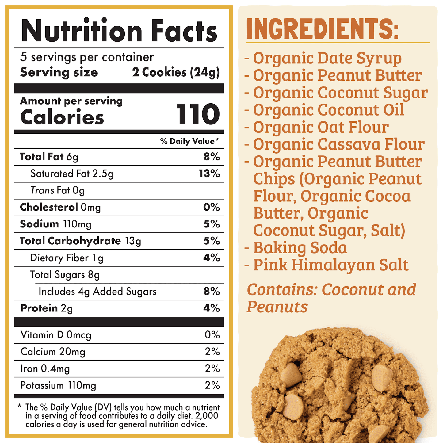 Skout Organic - Skout Organic Peanut Butter Soft Baked Cookies | Gluten-Free
