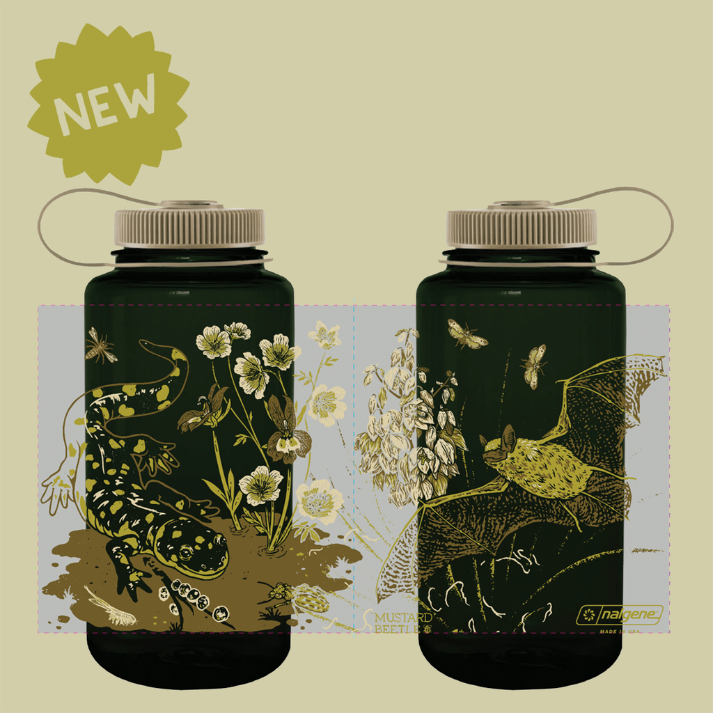 Mustard Beetle - 32oz Nalgene: Vernal