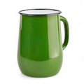 STP - Grass Green Vintage Enamel Jug Pitcher