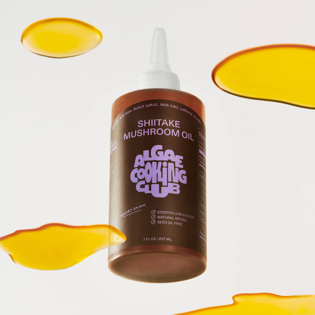 Algae Cooking Club - Shiitake Mushroom Oil - Cooking, Drizzling, Dressing, Dips