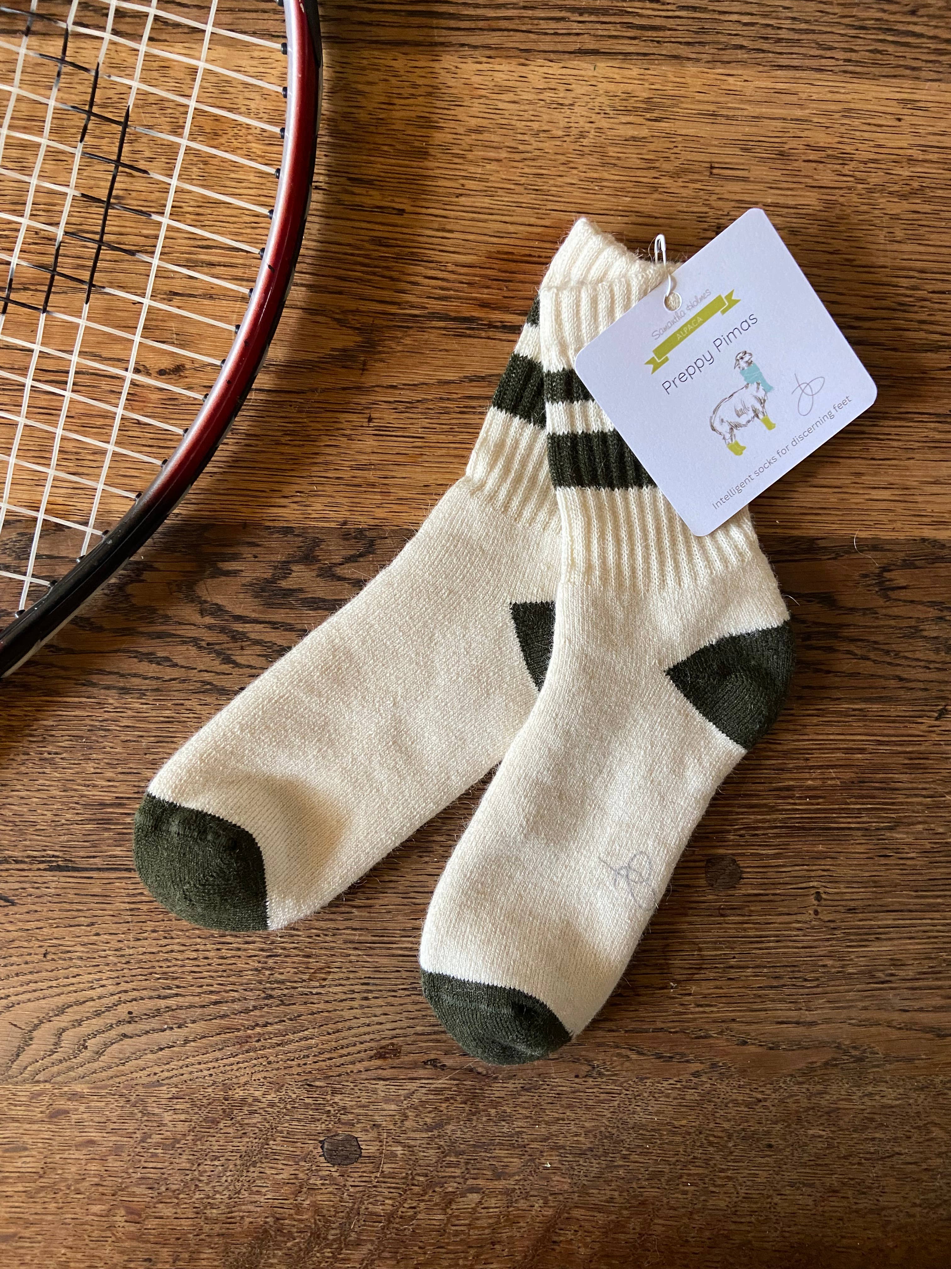 Preppy Alpaca Pima Cotton Socks