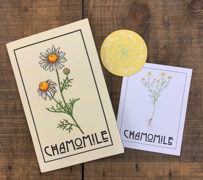 Herbal Revolution Farm + Apothecary - Chamomile Zine by Kathi Langelier